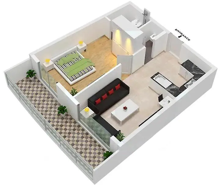 Apartment Lux The Bays Edge Canal View Suite Dubai